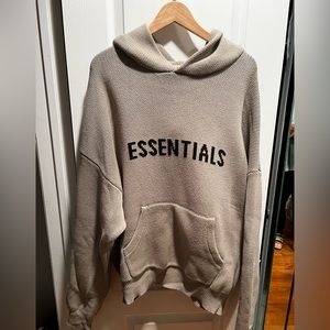 FEAR OF GOD - ESSENTIALS Sweater Hoodie - XL - Pistachio